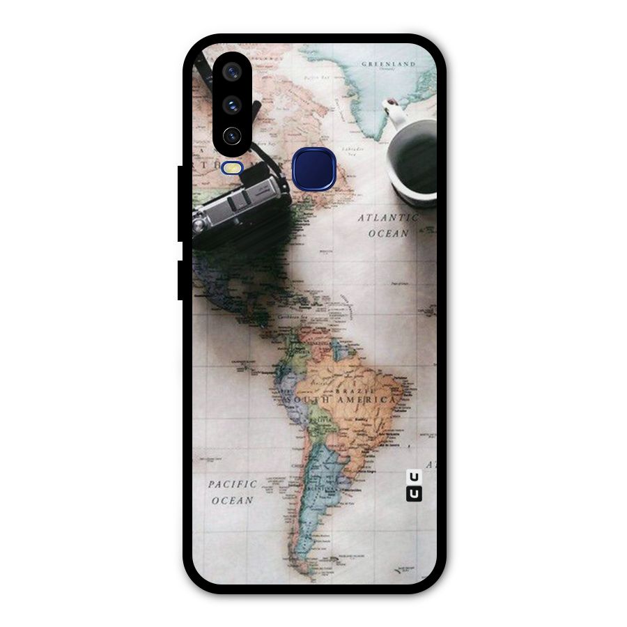 Coffee And Travel Metal Back Case for Vivo V17