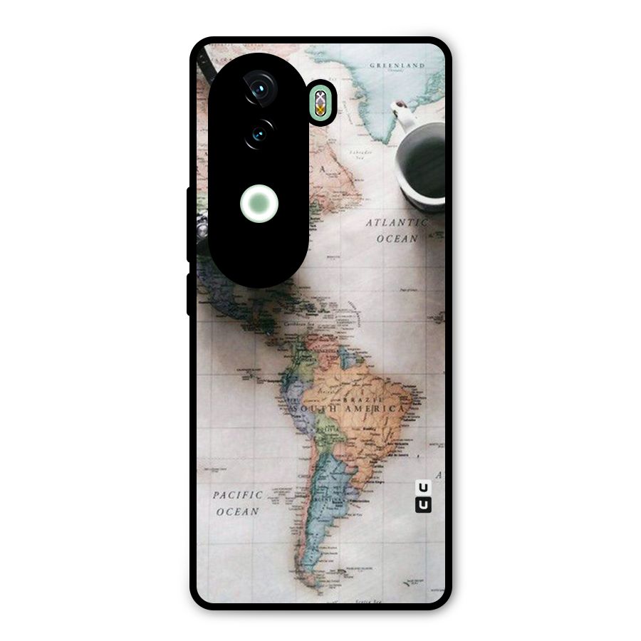 Coffee And Travel Metal Back Case for Vivo V40e
