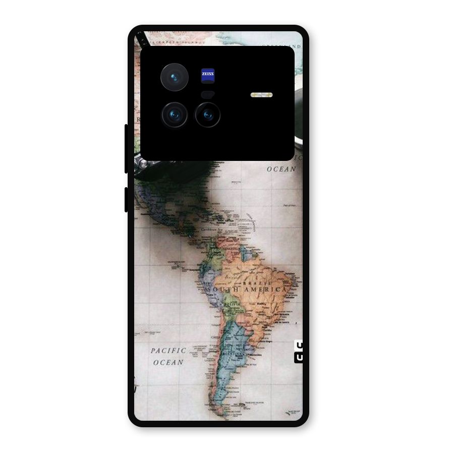 Coffee And Travel Metal Back Case for Vivo X80