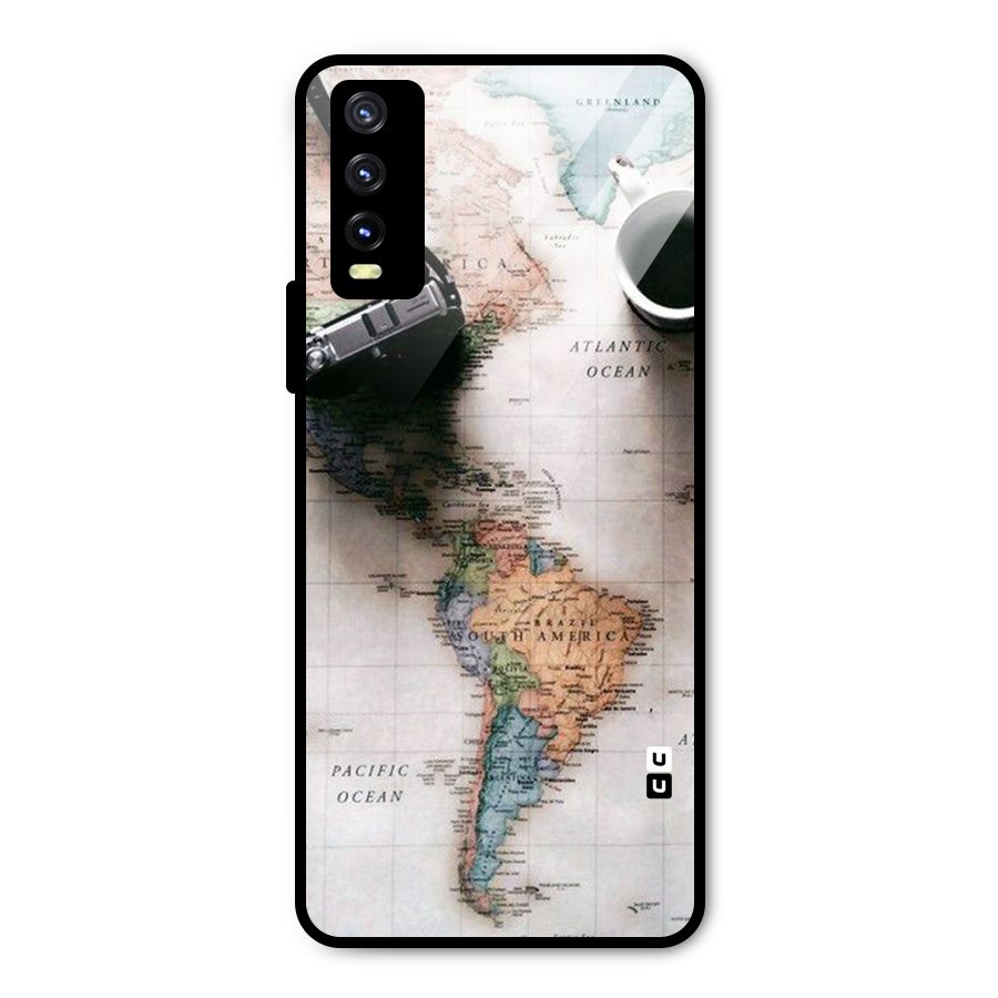 Coffee And Travel Metal Back Case for Vivo Y20g