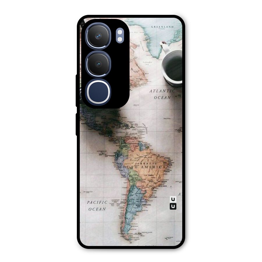 Coffee And Travel Metal Back Case for Vivo Y29