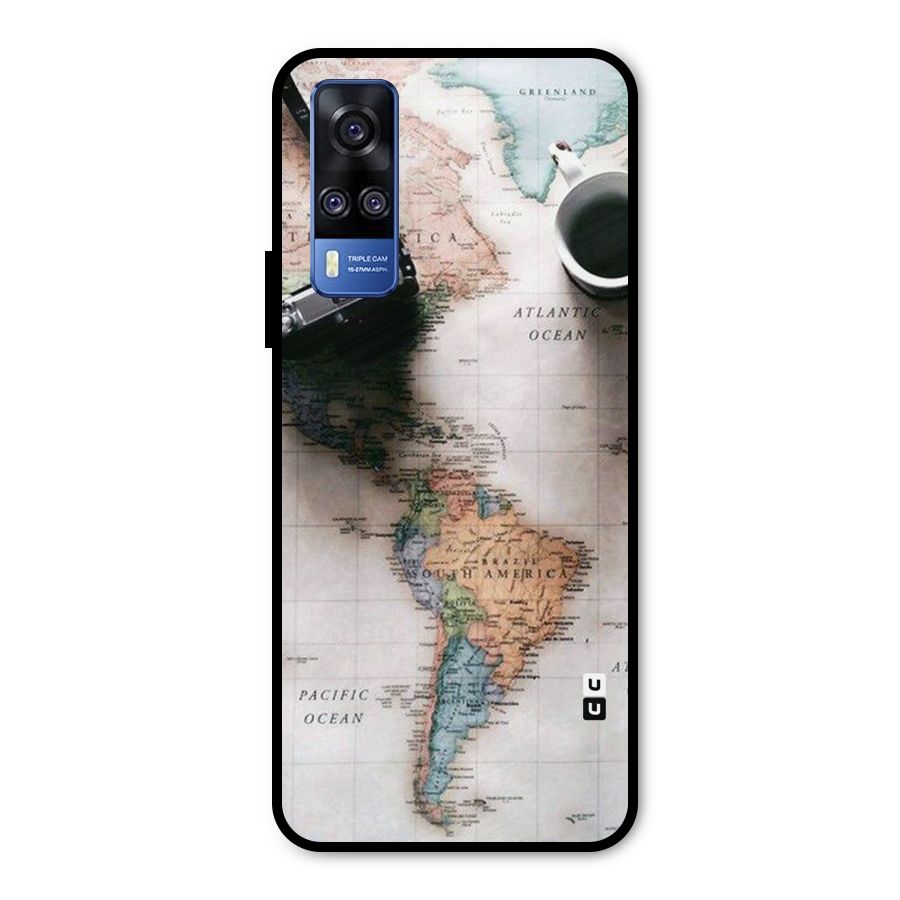 Coffee And Travel Metal Back Case for Vivo Y51A