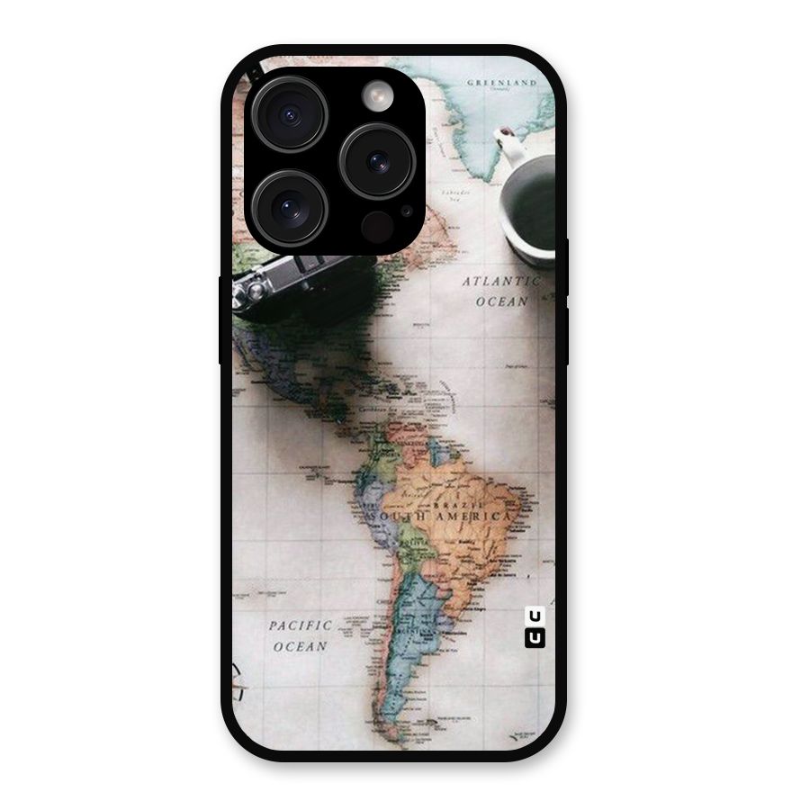 Coffee And Travel Metal Back Case for iPhone 15 Pro