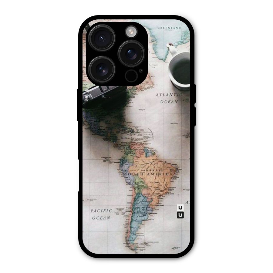 Coffee And Travel Metal Back Case for iPhone 16 Pro