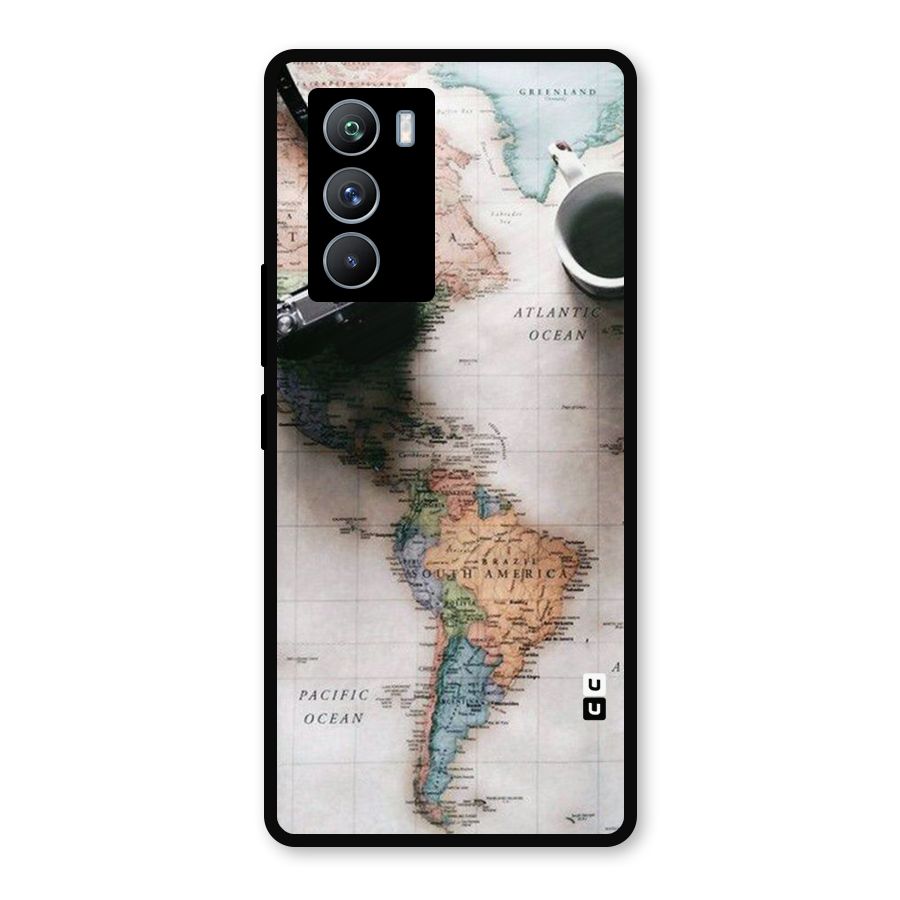 Coffee And Travel Metal Back Case for iQOO 9 SE