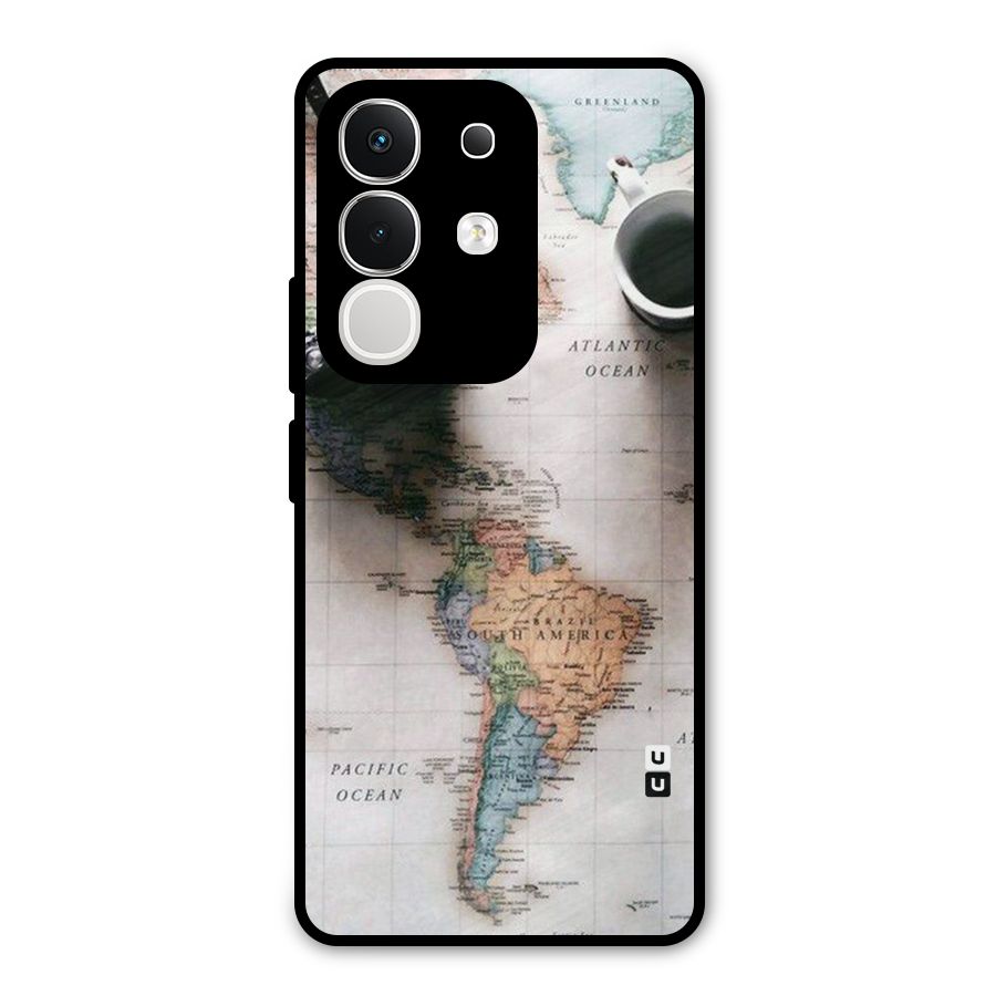 Coffee And Travel Metal Back Case for iQOO Z10x