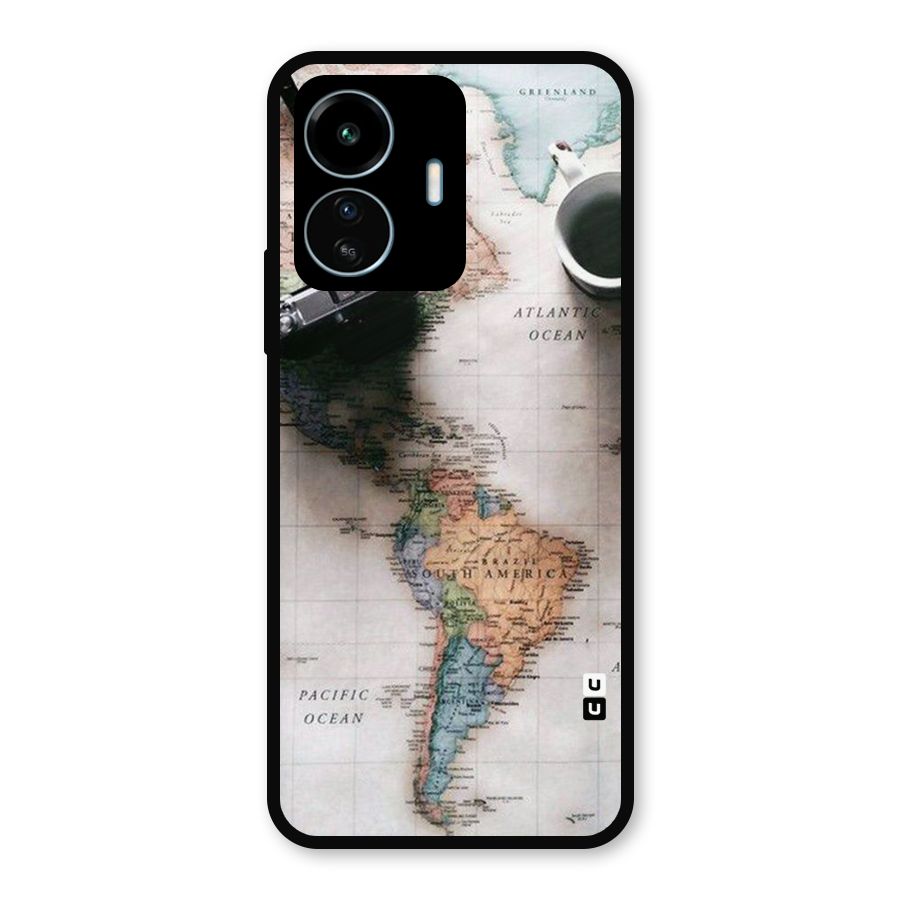 Coffee And Travel Metal Back Case for vivo iQOO Z6 Lite 5G