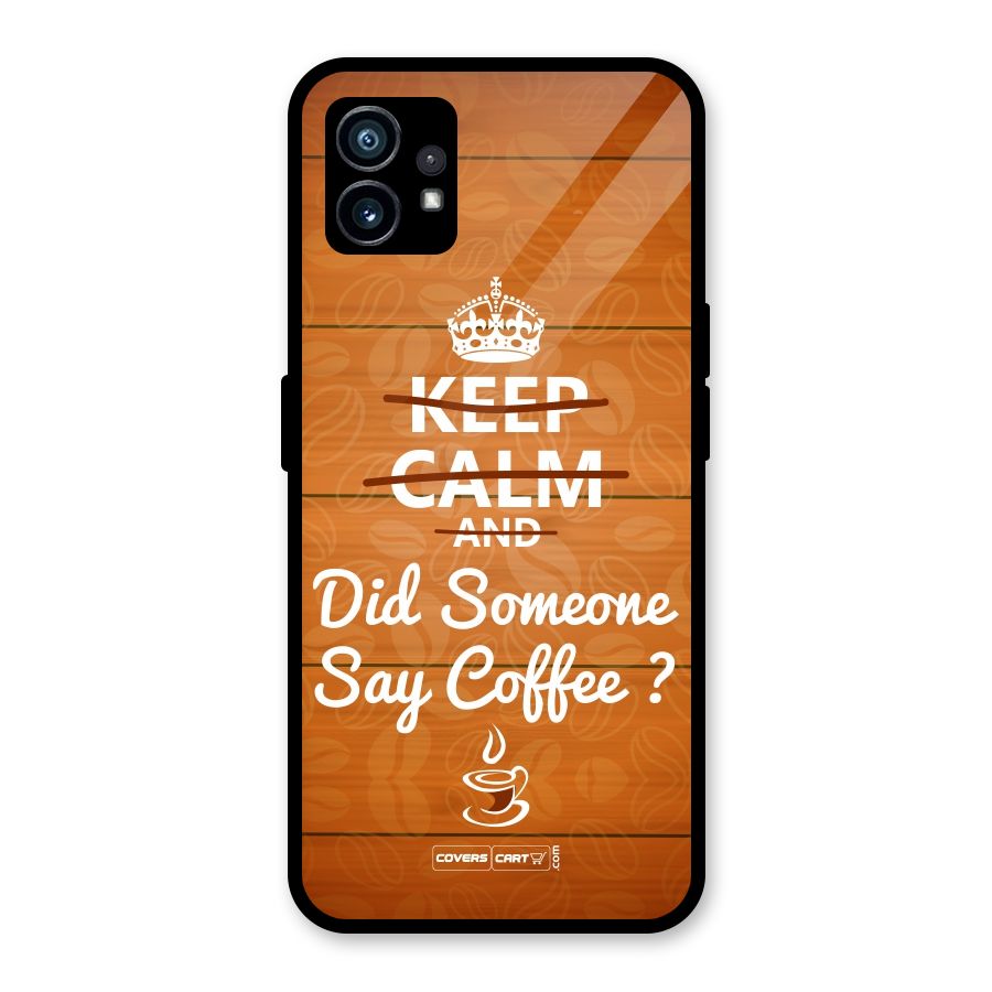 Coffee Ardour Glass Back Case for Nothing Phone 1