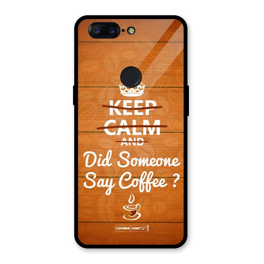Coffee Ardour Glass Back Case for OnePlus 5T