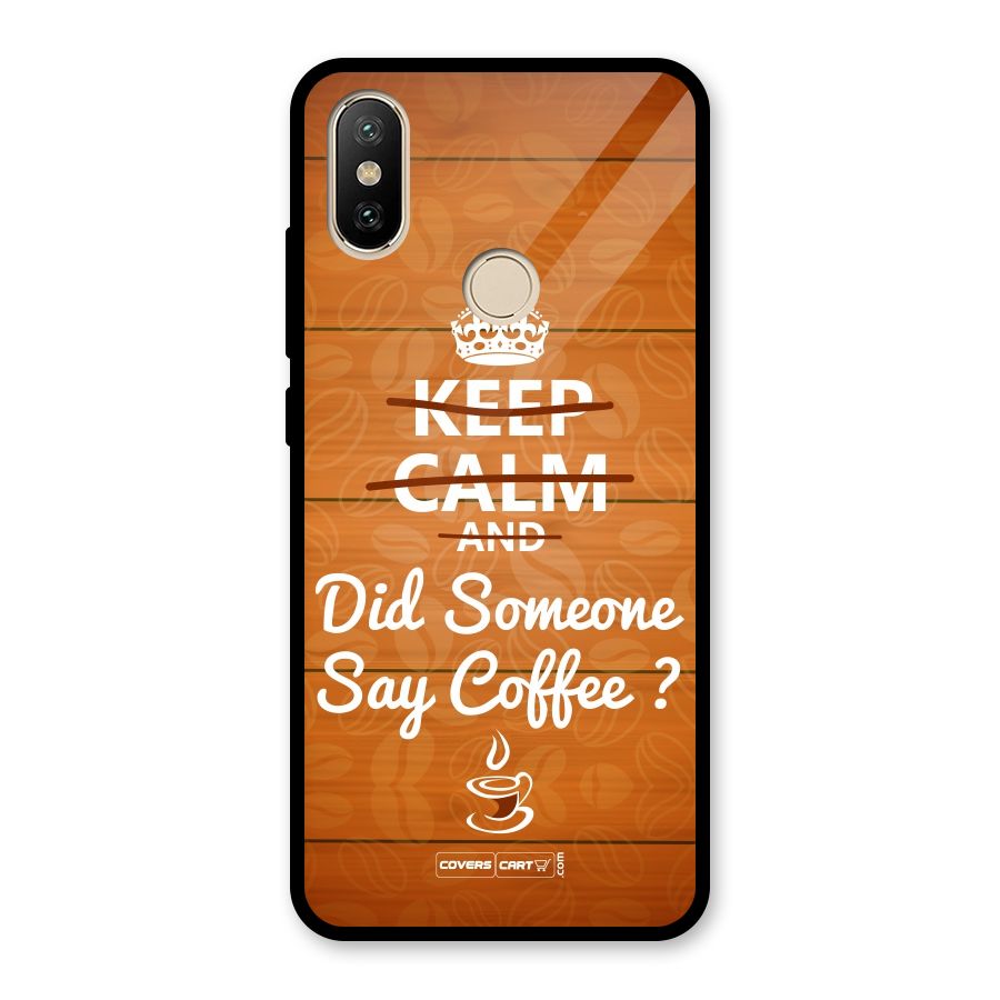 Coffee Ardour Glass Back Case for Redmi A2