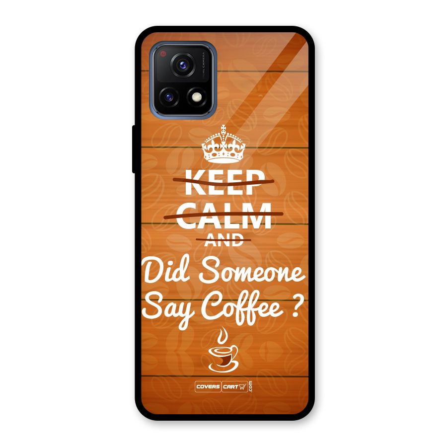 Coffee Ardour Glass Back Case for Vivo Y72 5G