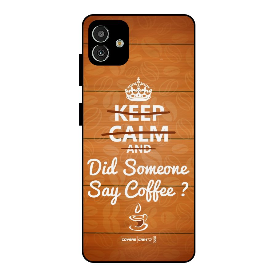Coffee Ardour Metal Back Case for Galaxy M13 5G