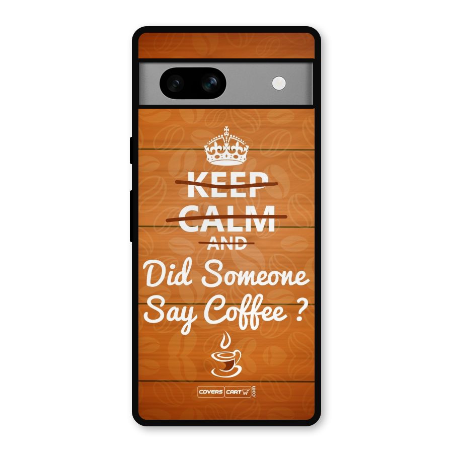 Coffee Ardour Metal Back Case for Google Pixel 7a