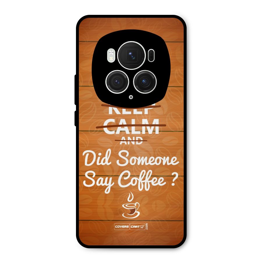 Coffee Ardour Metal Back Case for Honor Magic6 Pro