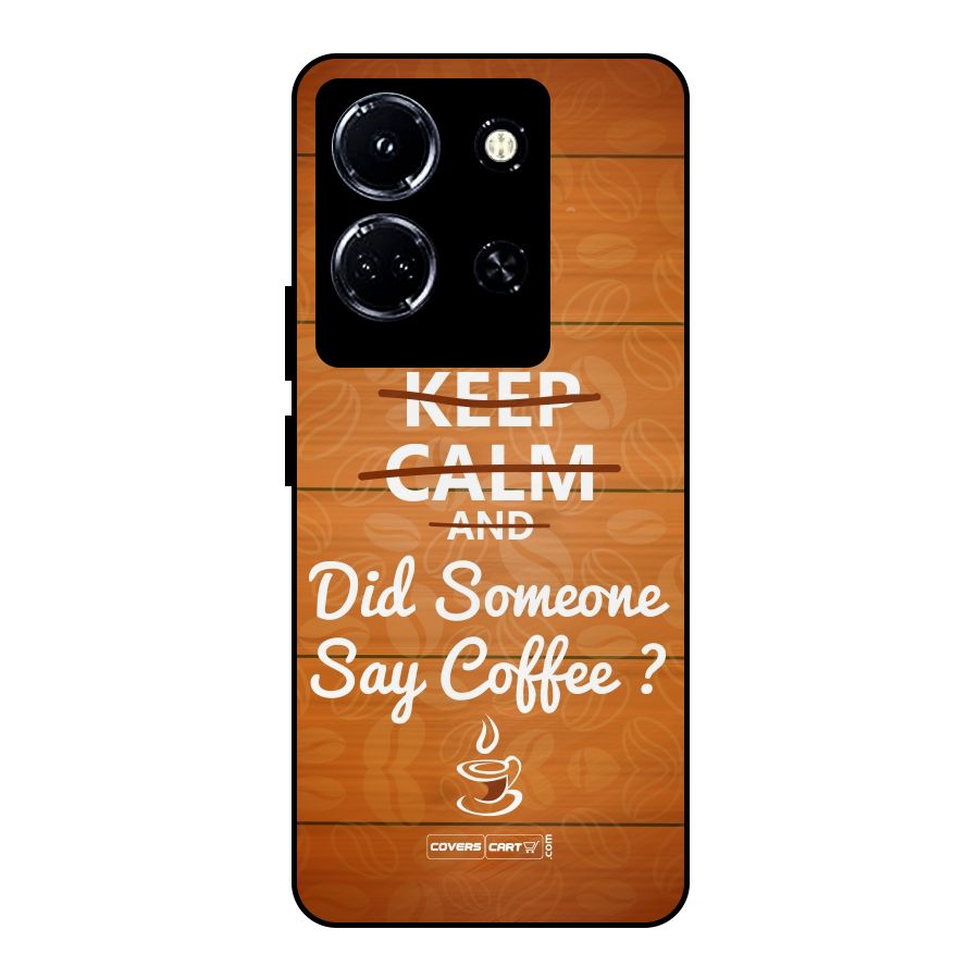 Coffee Ardour Metal Back Case for Infinix Note 30 5G