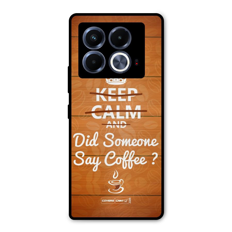 Coffee Ardour Metal Back Case for Infinix Note 40 5G