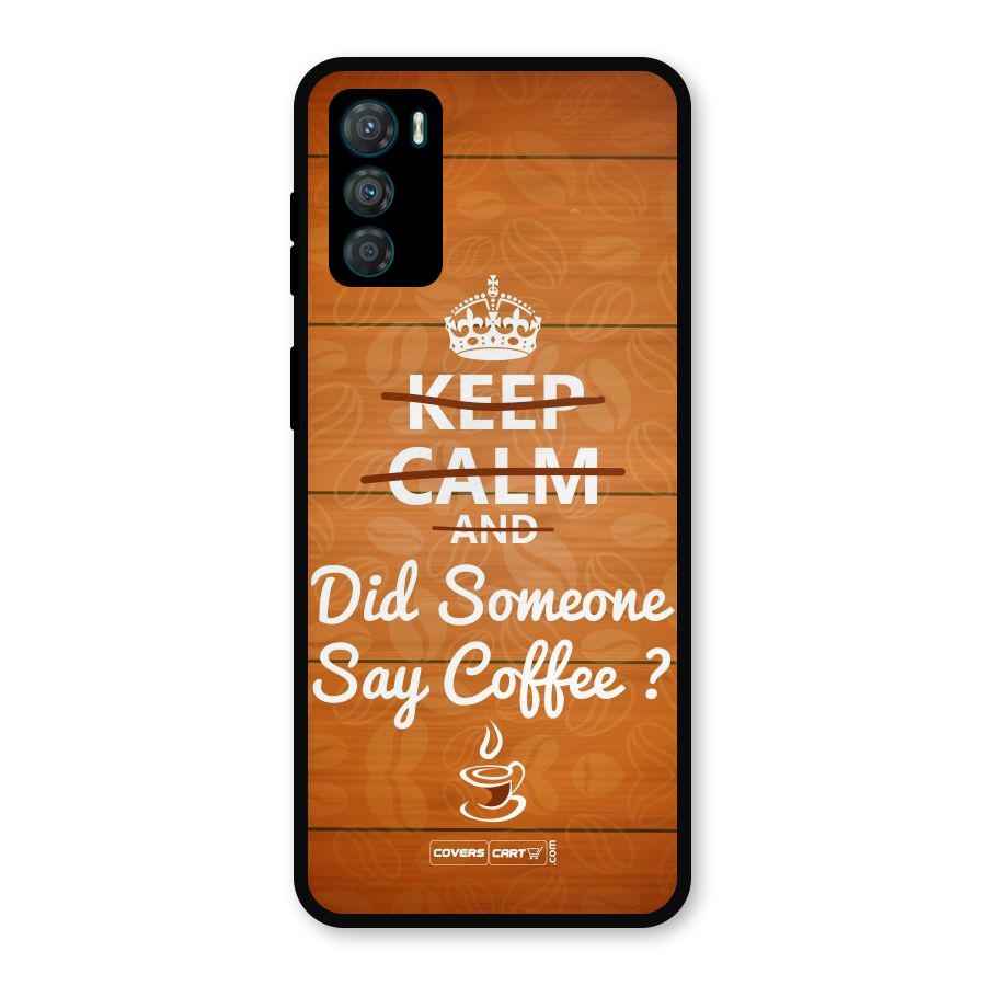Coffee Ardour Metal Back Case for Moto G42