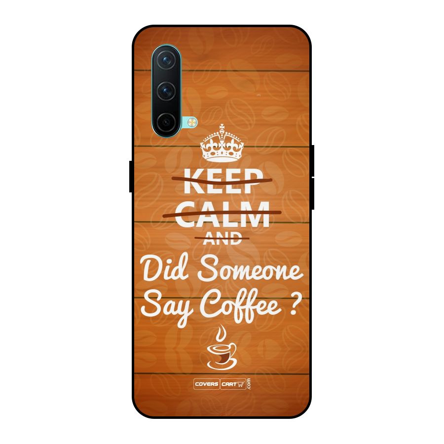 Coffee Ardour Metal Back Case for OnePlus Nord CE 5G