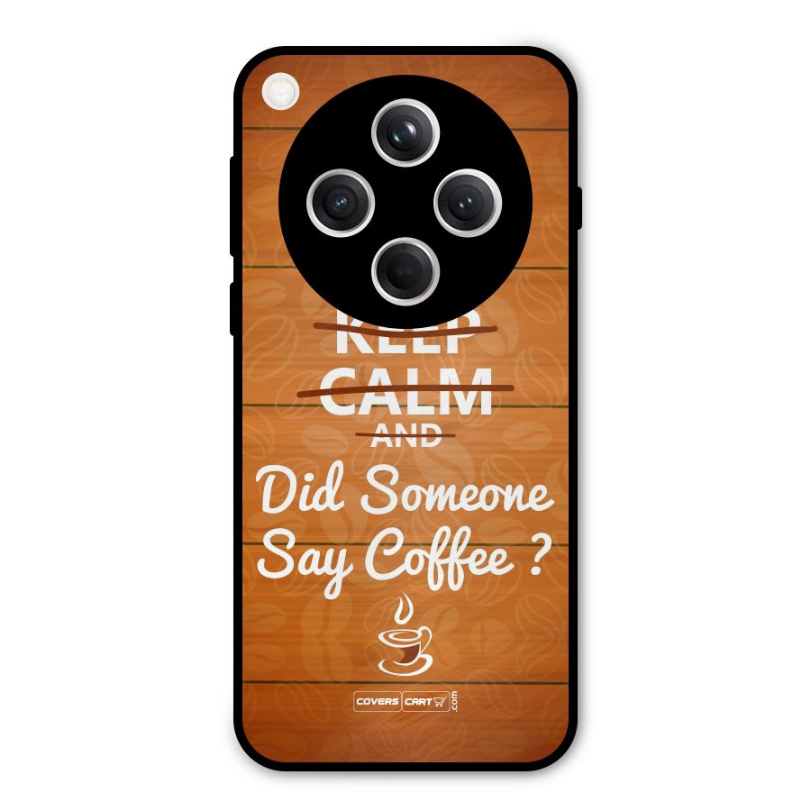 Coffee Ardour Metal Back Case for Oppo Find X8