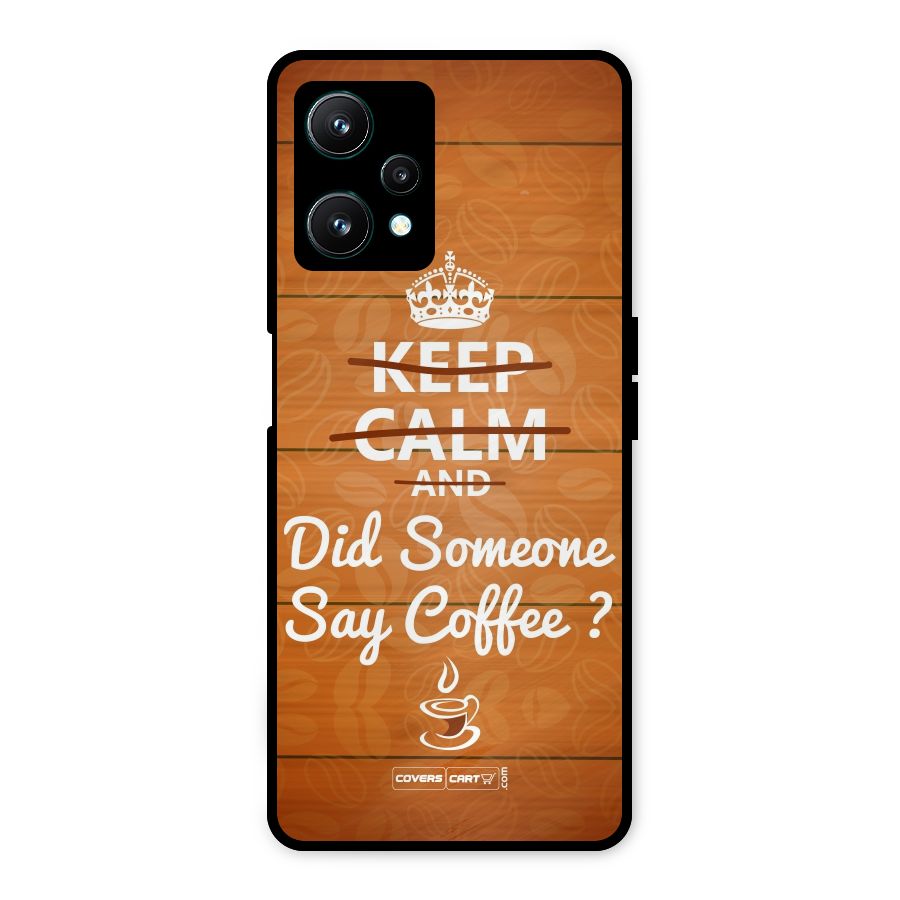 Coffee Ardour Metal Back Case for Realme 9 Pro 5G