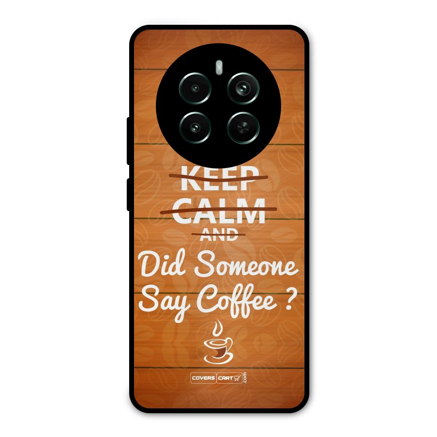 Coffee Ardour Metal Back Case for Realme Narzo 70 Pro