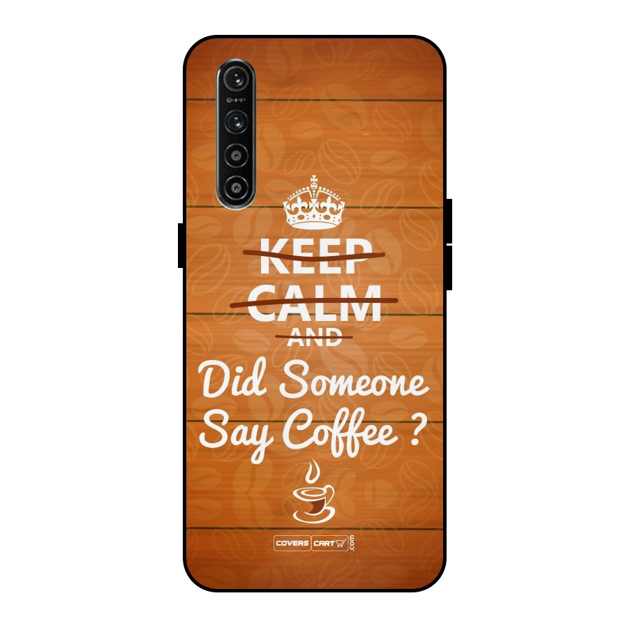 Coffee Ardour Metal Back Case for Realme XT