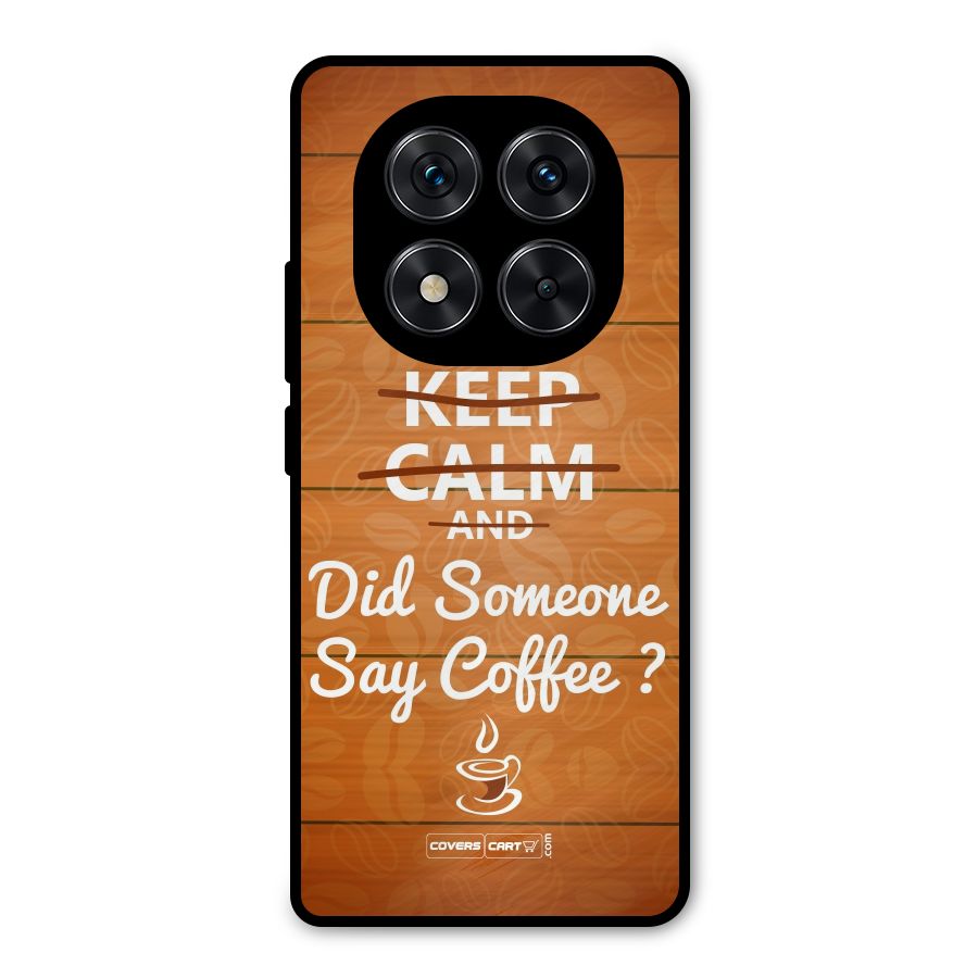 Coffee Ardour Metal Back Case for Redmi Note 14 Pro 5G
