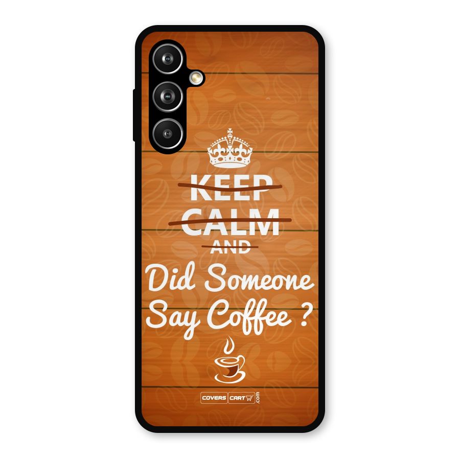 Coffee Ardour Metal Back Case for Samsung Galaxy M54