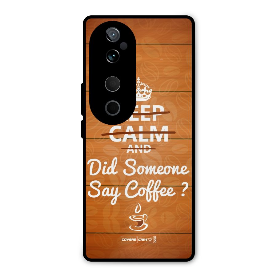 Coffee Ardour Metal Back Case for Vivo T3 Ultra