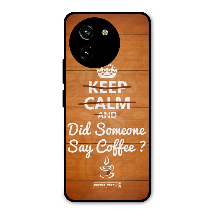 Coffee Ardour Metal Back Case for Vivo T3x