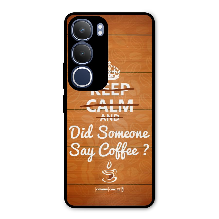Coffee Ardour Metal Back Case for Vivo Y29