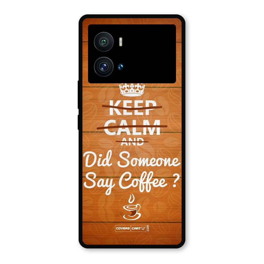 Coffee Ardour Metal Back Case for iQOO 9 Pro