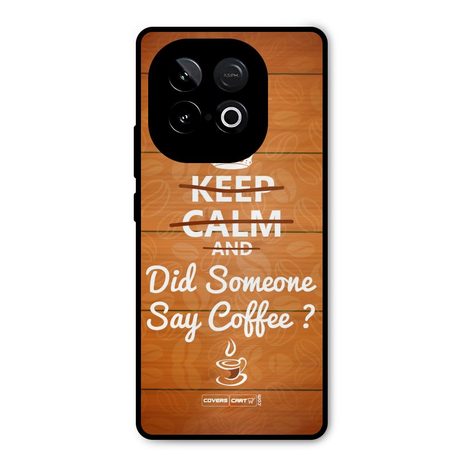 Coffee Ardour Metal Back Case for iQOO Neo 10