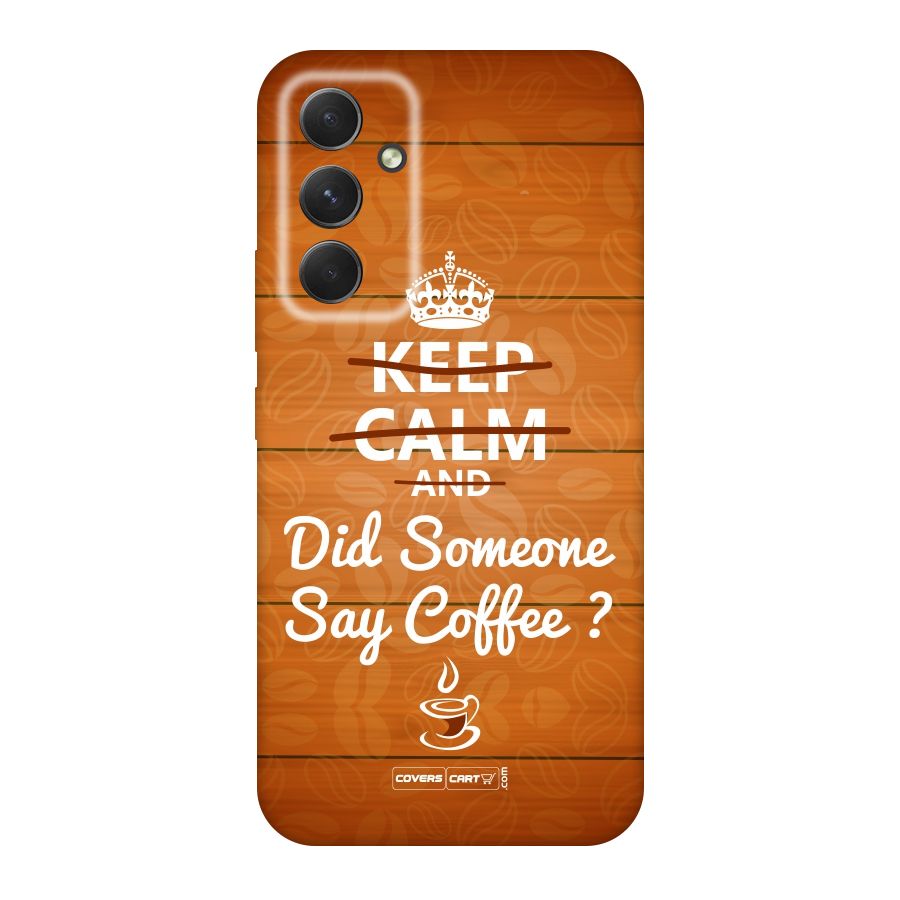 Coffee Ardour Original Polycarbonate Back Case for Galaxy A54