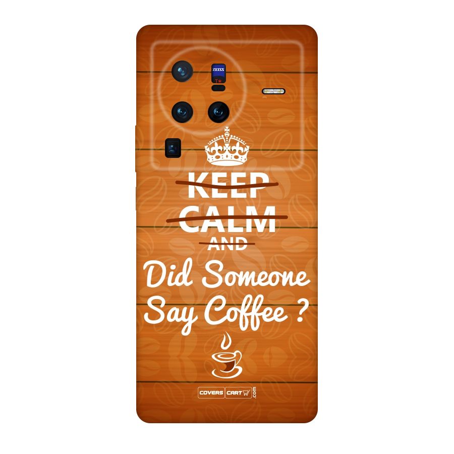 Coffee Ardour Original Polycarbonate Back Case for Vivo X80