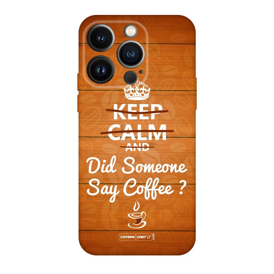 Coffee Ardour Original Polycarbonate Back Case for iPhone 14 Pro
