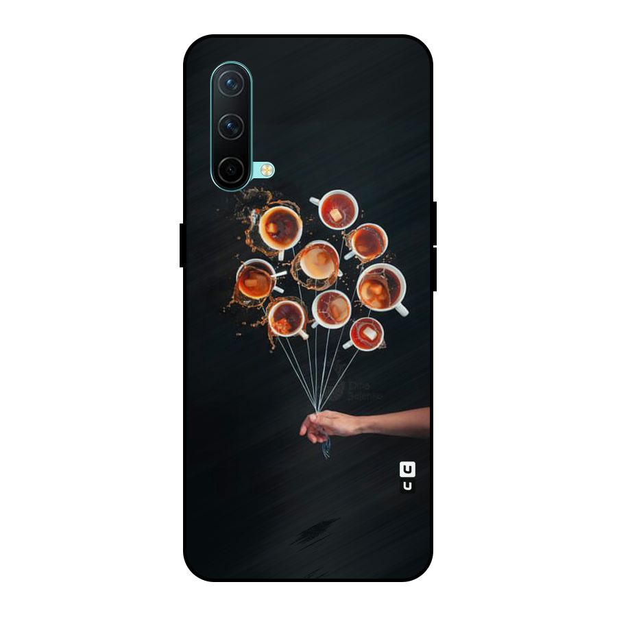 Coffee Balloon Metal Back Case for OnePlus Nord CE 5G