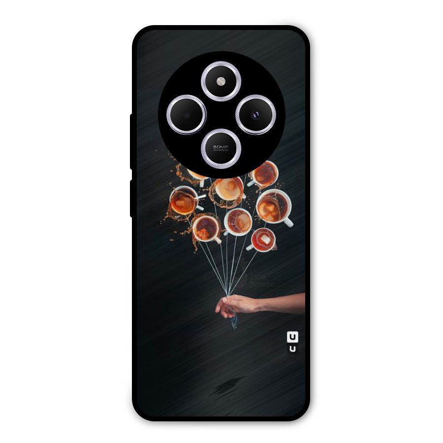Coffee Balloon Metal Back Case for Poco M7