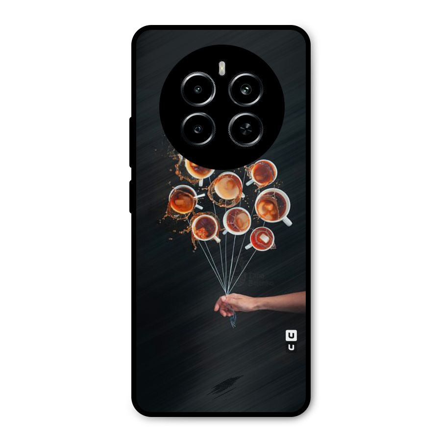 Coffee Balloon Metal Back Case for Realme P1
