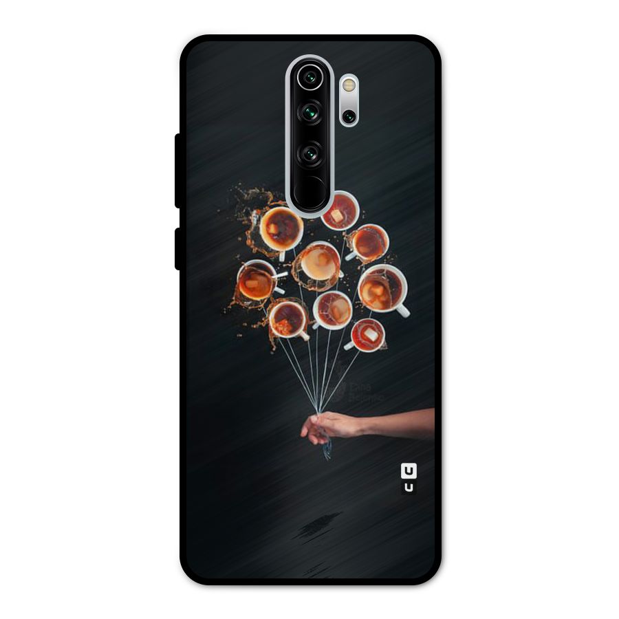 Coffee Balloon Metal Back Case for Redmi Note 8 Pro