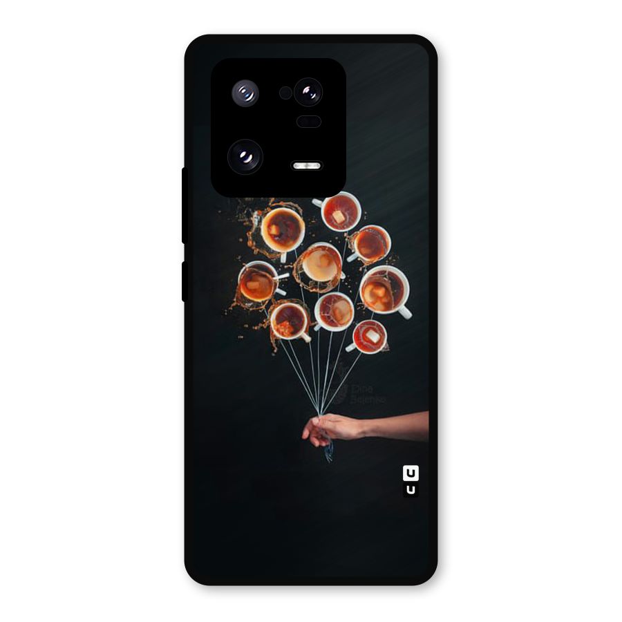 Coffee Balloon Metal Back Case for Xiaomi 13 Pro