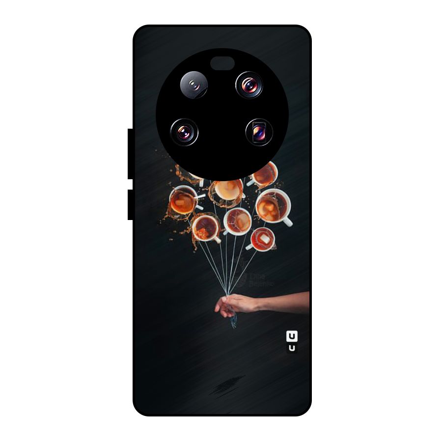 Coffee Balloon Metal Back Case for Xiaomi 13 Ultra