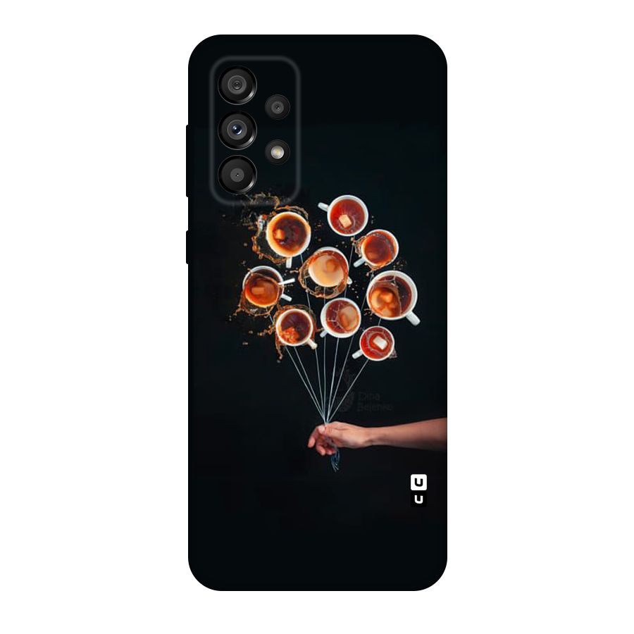 Coffee Balloon Original Polycarbonate Back Case for Galaxy A73 5G