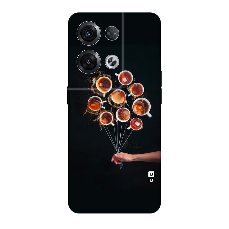 Coffee Balloon Original Polycarbonate Back Case for Oppo Reno8 Pro 5G