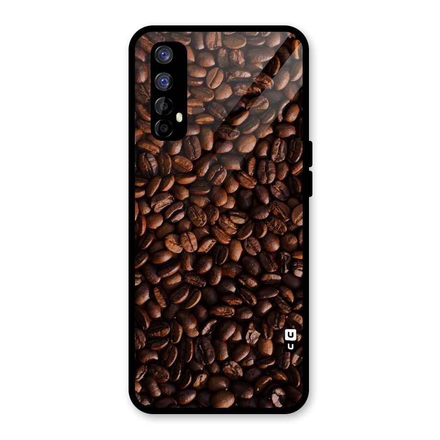 Coffee Beans Scattered Glass Back Case for Realme Narzo 20 Pro