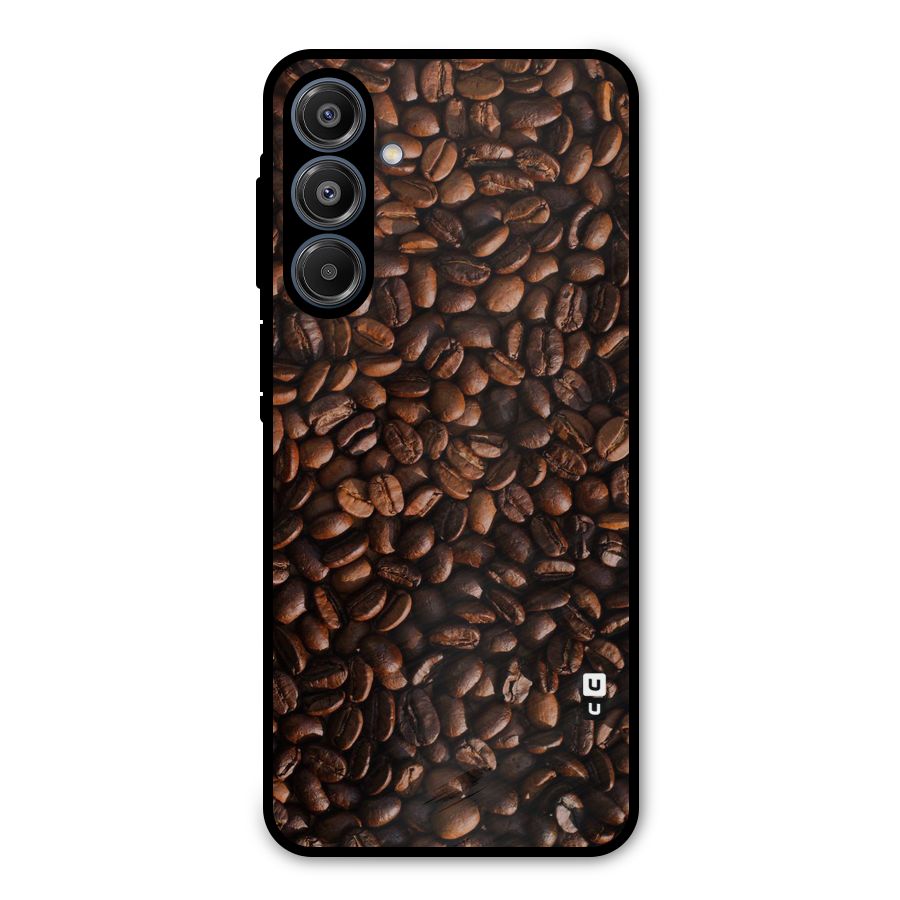 Coffee Beans Scattered Metal Back Case for Galaxy A16 5G