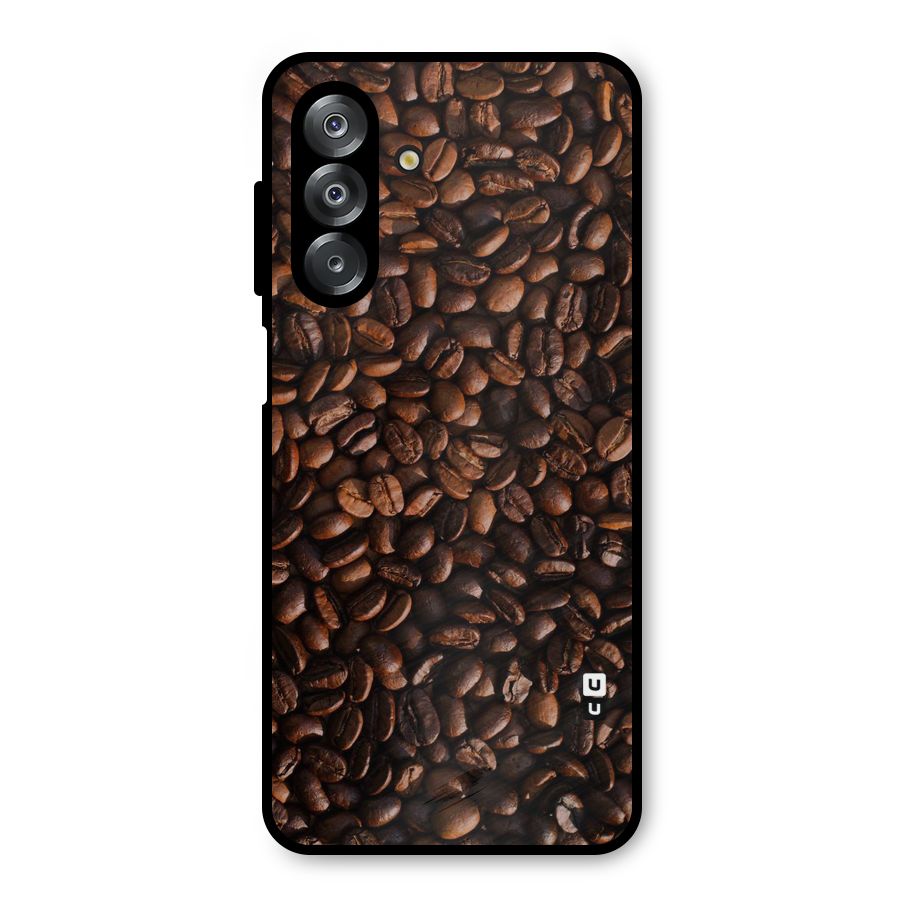 Coffee Beans Scattered Metal Back Case for Galaxy A26