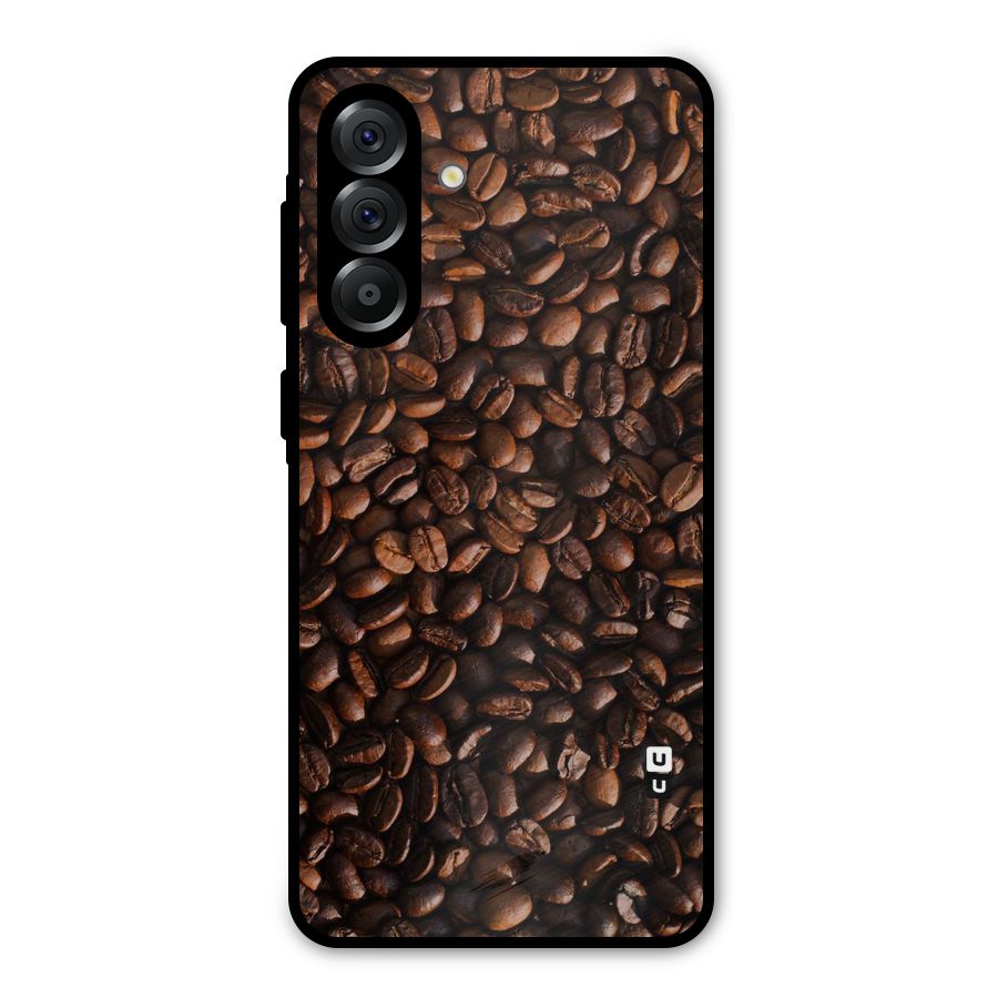 Coffee Beans Scattered Metal Back Case for Galaxy A36