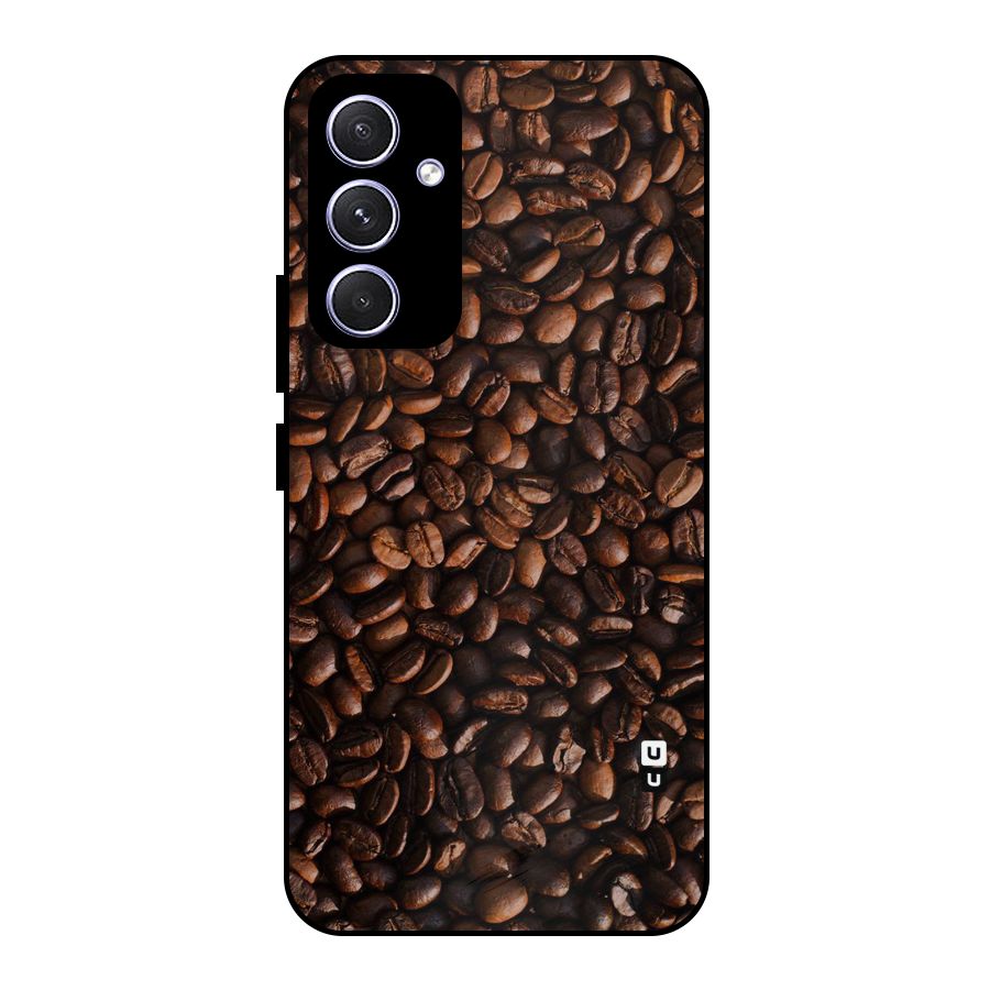 Coffee Beans Scattered Metal Back Case for Galaxy A54