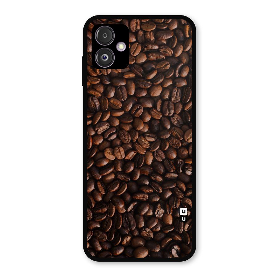 Coffee Beans Scattered Metal Back Case for Galaxy F14